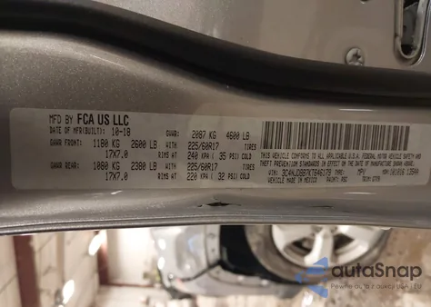 2019 Jeep Compass Latitude 4X4 из США, поврежденный, VIN 3C4NJDBB7KT646179